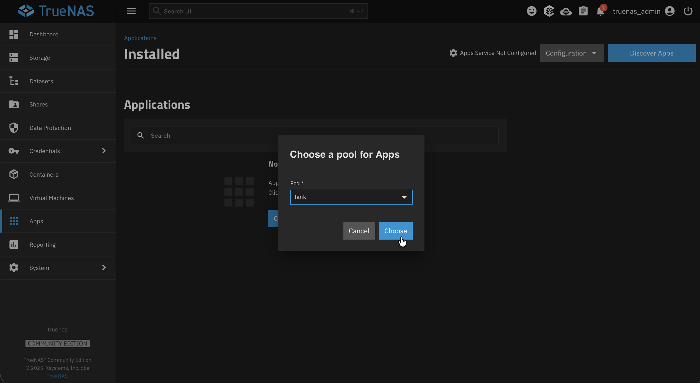 Pick pool for dataset